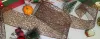 Item No. : 2294 DIY Christmas Gift Packaging Decoration Coffee-colored Mesh Sequined Christmas Wire Band 6.3cm Application Scenario